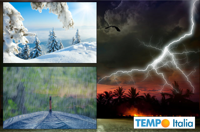 Meteo, Italia spaccata in due: nubifragi al Nord e scirocco al Sud Meteo, Italia spaccata in due: nubifragi al Nord e scirocco al Sud