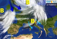 Breve fiammata di caldo primaverile, prossima settimana che vedrà serie di perturbazioni con pioggia e neve Breve fiammata di caldo primaverile, prossima settimana che vedrà serie di perturbazioni con pioggia e neve