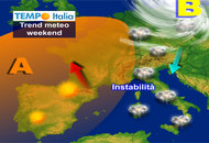 Estate a strattoni: meteo incerto con temporali, possibile super caldo dopo metà mese Estate a strattoni: meteo incerto con temporali, possibile super caldo dopo metà mese