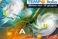 Forti temporali dilagano verso il Centro-Sud. Poi altro acuto peggioramento nel weekend Forti temporali dilagano verso il Centro-Sud. Poi altro acuto peggioramento nel weekend
