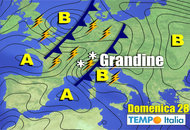METEO 7 giorni: domani nuova PERTURBAZIONE con TEMPORALI e GRANDINE, NEVE su Alpi METEO 7 giorni: domani nuova PERTURBAZIONE con TEMPORALI e GRANDINE, NEVE su Alpi