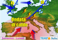 METEO: ondata di CALDO fino ad inizio agosto. Occhi puntati ai primi temporali METEO: ondata di CALDO fino ad inizio agosto. Occhi puntati ai primi temporali