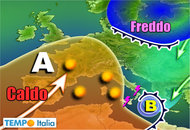 METEO sino 2 ottobre. BEL TEMPO in settimana, risalita delle temperature