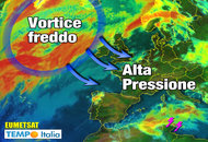 Meteo con Alta Pressione, instabile Isole Maggiori, segue colpo di coda Inverno Meteo con Alta Pressione, instabile Isole Maggiori, segue colpo di coda Inverno