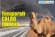 Meteo con refrigerio e temporali, ma il caldo africano tornerà nel lungo termine Meteo con refrigerio e temporali, ma il caldo africano tornerà nel lungo termine