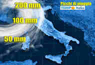 Meteo: in arrivo violente piogge. Rischio di temporali, grandine e nubifragi Meteo: in arrivo violente piogge. Rischio di temporali, grandine e nubifragi