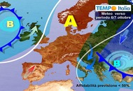 Meteo inizio ottobre ricco di sorprese. Anticiclone stretto d’assedio da impulsi freddi da nord-est Meteo inizio ottobre ricco di sorprese. Anticiclone stretto d’assedio da impulsi freddi da nord-est