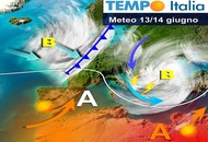 Meteo fortemente instabile ad inizio settimana, poi gran caldo africano su mezza Italia Meteo fortemente instabile ad inizio settimana, poi gran caldo africano su mezza Italia