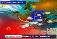 Meteo turbolento, tipico dell'autunno: prima freddo, poi le perturbazioni atlantiche Meteo turbolento, tipico dell'autunno: prima freddo, poi le perturbazioni atlantiche