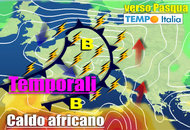METEO verso il 24 Aprile, Pasqua e Pasquetta a rischio TEMPORALI. Poi novità METEO verso il 24 Aprile, Pasqua e Pasquetta a rischio TEMPORALI. Poi novità