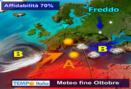 Ottobrata in arrivo! Caldo come fosse estate, il vortice freddo da est coinvolgerà soltanto il Sud Ottobrata in arrivo! Caldo come fosse estate, il vortice freddo da est coinvolgerà soltanto il Sud