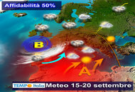 Svolta meteo di metà settembre, si o no? Italia in bilico tra Anticiclone e maltempo atlantico Svolta meteo di metà settembre, si o no? Italia in bilico tra Anticiclone e maltempo atlantico
