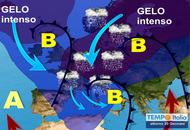 Un mix di aria gelida polare e siberiana vaganti in Europa. Italia dentro le Basse Pressioni, con rischio neve Un mix di aria gelida polare e siberiana vaganti in Europa. Italia dentro le Basse Pressioni, con rischio neve