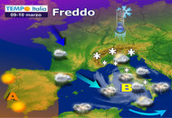 Vortice di Bassa Pressione richiamerà altro freddo da nord: meteo da pieno inverno, anche nel weekend Vortice di Bassa Pressione richiamerà altro freddo da nord: meteo da pieno inverno, anche nel weekend