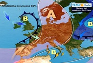 Weekend con sole e un po' caldo, a parte forti temporali all’estremo Sud. Meteo anticiclonico sino a fine mese Weekend con sole e un po' caldo, a parte forti temporali all’estremo Sud. Meteo anticiclonico sino a fine mese