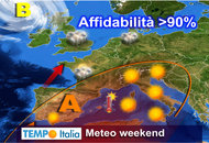 Weekend d'estate, poi primo autunno: forte peggioramento per Bassa Pressione proveniente da est Weekend d'estate, poi primo autunno: forte peggioramento per Bassa Pressione proveniente da est