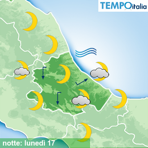 Mappa notte per la giornata del 2026-08-17