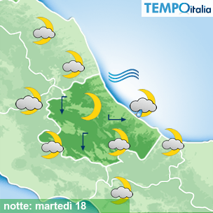 Mappa notte per la giornata del 2026-08-18