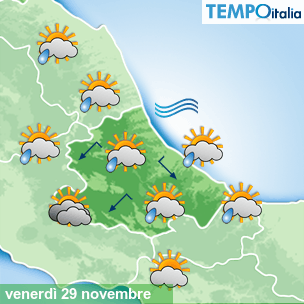 Mappa Giornaliera per la giornata di mercoledì 16 marzo