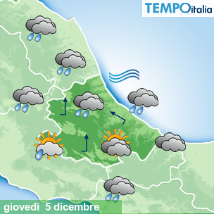 Mappa Giornaliera per la giornata di mercoledì 16 marzo