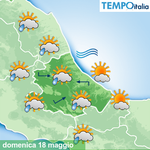 Mappa Giornaliera per la giornata di mercoledì 16 marzo