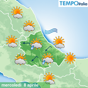 Mappa Giornaliera per la giornata di mercoledì 16 marzo