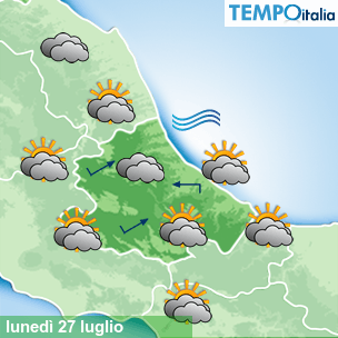 Mappa Giornaliera per la giornata di mercoledì 16 marzo