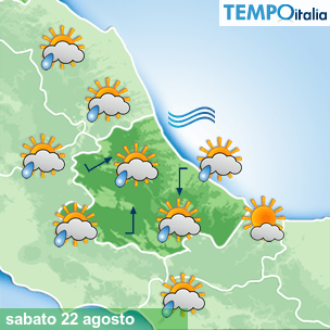 Mappa Giornaliera per la giornata di mercoledì 16 marzo