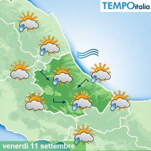 Mappa Giornaliera per la giornata di mercoledì 16 marzo