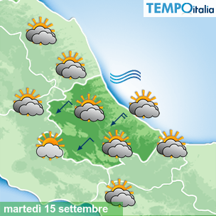 Mappa Giornaliera per la giornata di mercoledì 16 marzo