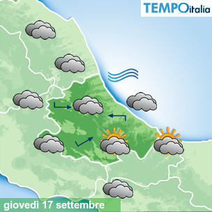 Mappa Giornaliera per la giornata di mercoledì 16 marzo