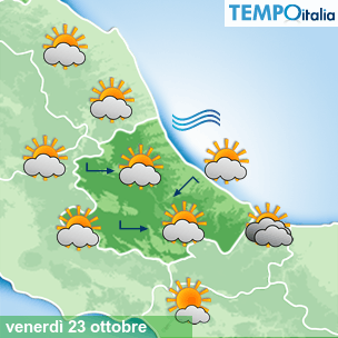 Mappa Giornaliera per la giornata di mercoledì 16 marzo