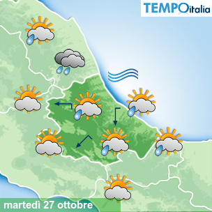 Mappa Giornaliera per la giornata di mercoledì 16 marzo