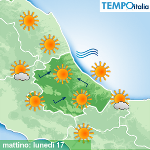 Mappa mattino per la giornata del 2026-08-17