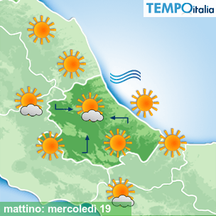 Mappa mattino per la giornata del 2026-08-19