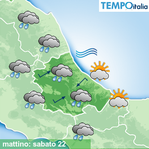 Mappa mattino per la giornata del 2026-08-22