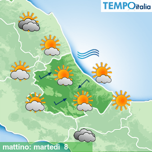 Mappa mattino per la giornata del 2026-09-08