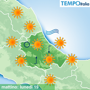 Mappa mattino per la giornata del 2026-10-19