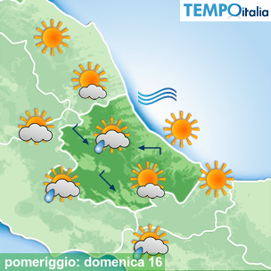 Mappa pomeriggio per la giornata del 2026-08-16