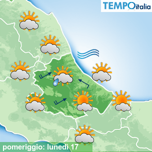 Mappa pomeriggio per la giornata del 2026-08-17