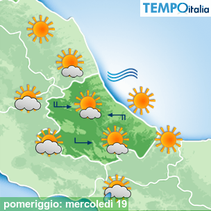 Mappa pomeriggio per la giornata del 2026-08-19