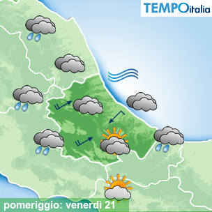 Mappa pomeriggio per la giornata del 2026-08-21
