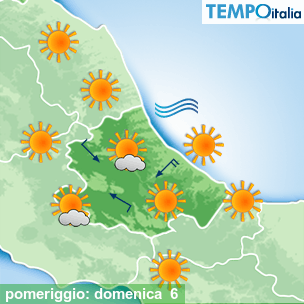 Mappa pomeriggio per la giornata del 2026-09-06