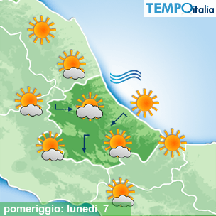 Mappa pomeriggio per la giornata del 2026-09-07