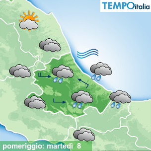Mappa pomeriggio per la giornata del 2026-09-08