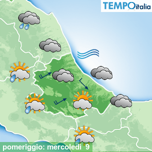Mappa pomeriggio per la giornata del 2026-09-09