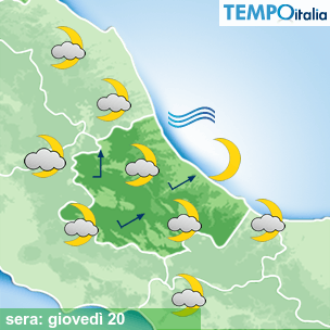Mappa sera per la giornata del 2026-08-20