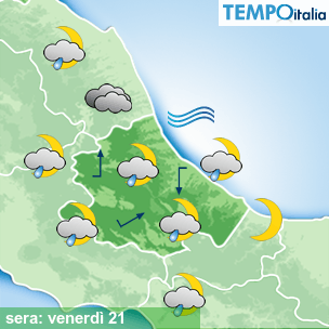 Mappa sera per la giornata del 2026-08-21