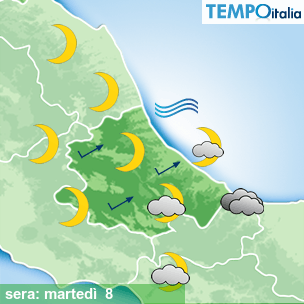 Mappa sera per la giornata del 2026-09-08