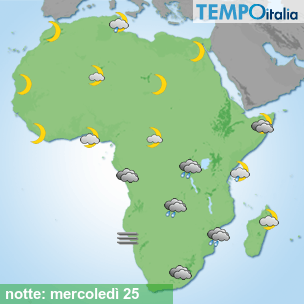 Mappa notte per la giornata del 2024-12-25